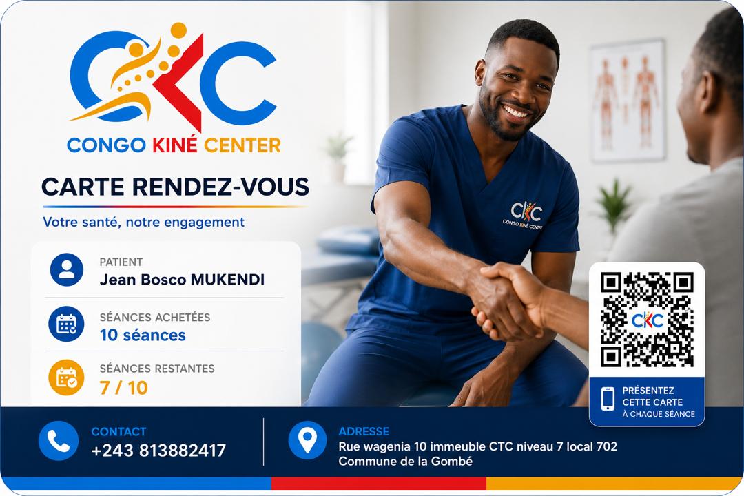 Carte Congo Kiné Center
